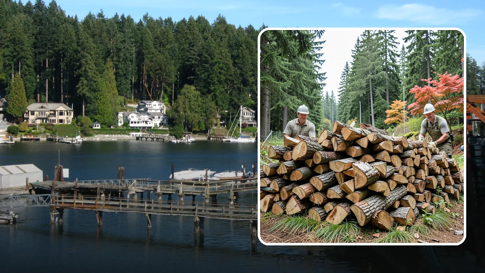Three Cord Firewood in Gig Harbor, Pierce County, WA - Three full cords of seasoned firewood for the heaviest home heating and long-season demand.