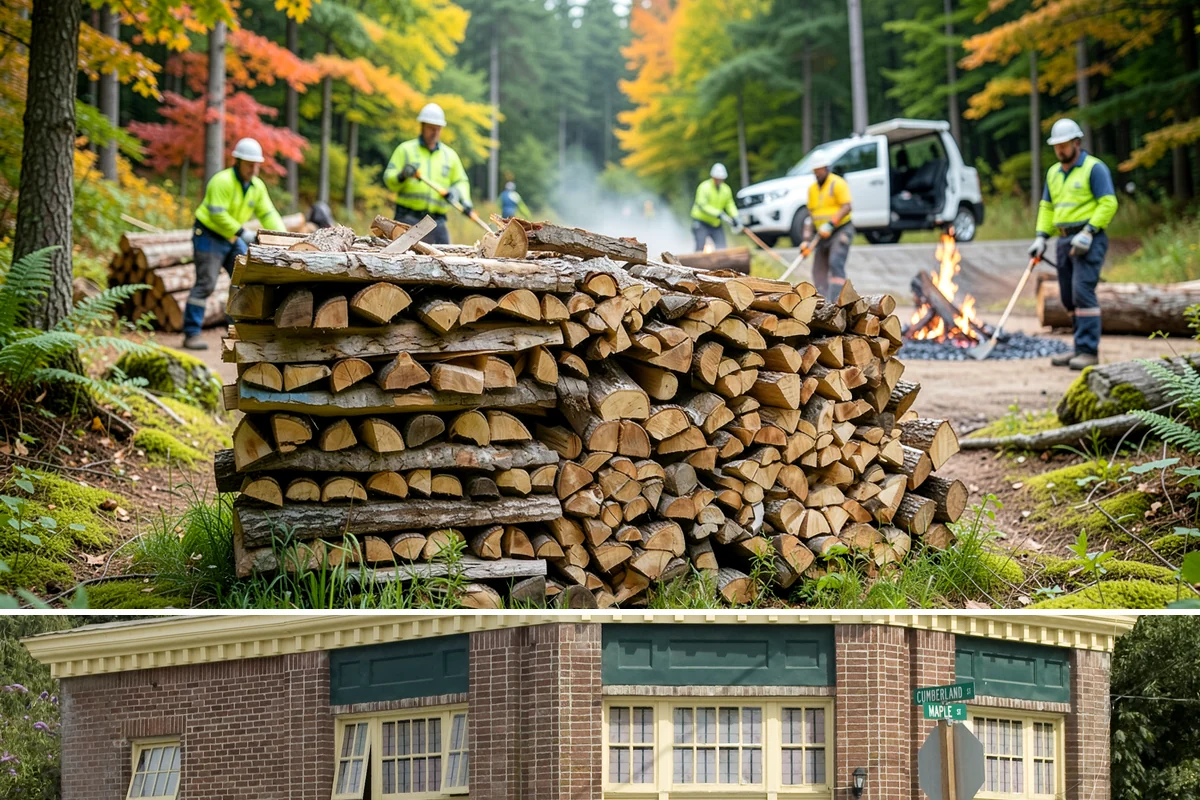 Three Cord Firewood in Hamilton, Skagit County, WA - Order three cords in late summer to guarantee a full winter's reserve before demand peaks.