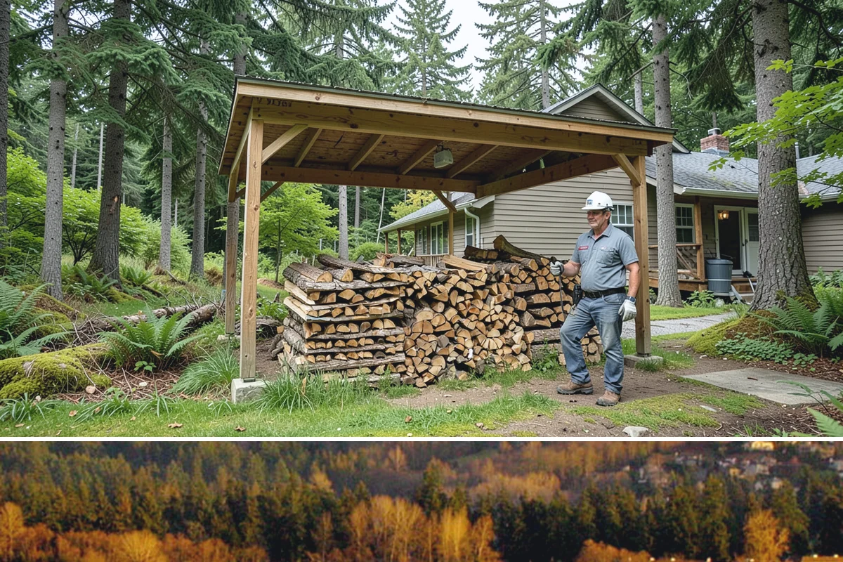 Three Cord Firewood in Kenmore, King County, WA - Order three cords in late summer to guarantee a full winter's reserve before demand peaks.