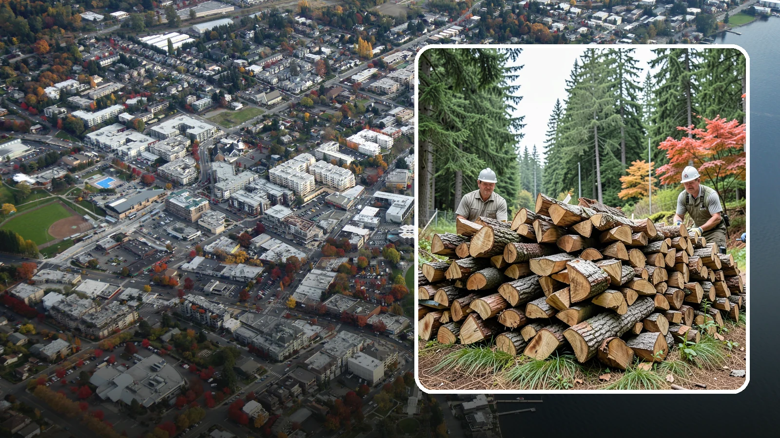 Three Cord Firewood in Kirkland, King County, WA - Three full cords of seasoned firewood for the heaviest home heating and long-season demand.