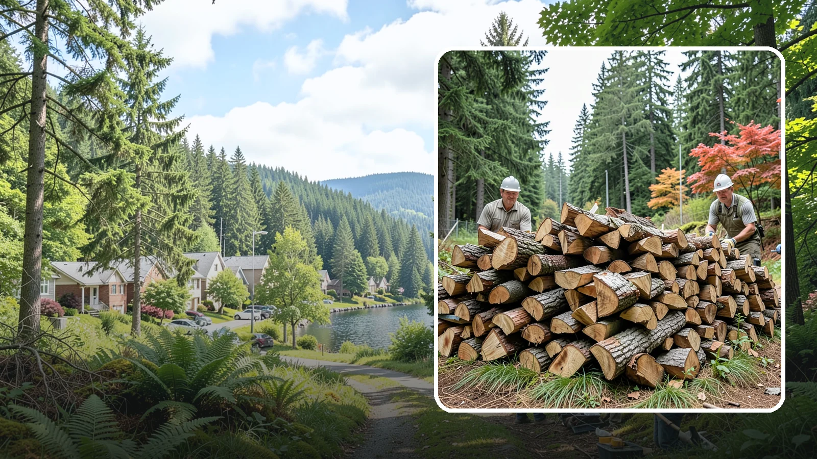 Three Cord Firewood in Lake Forest Park, King County, WA - Three full cords of seasoned firewood for the heaviest home heating and long-season demand.