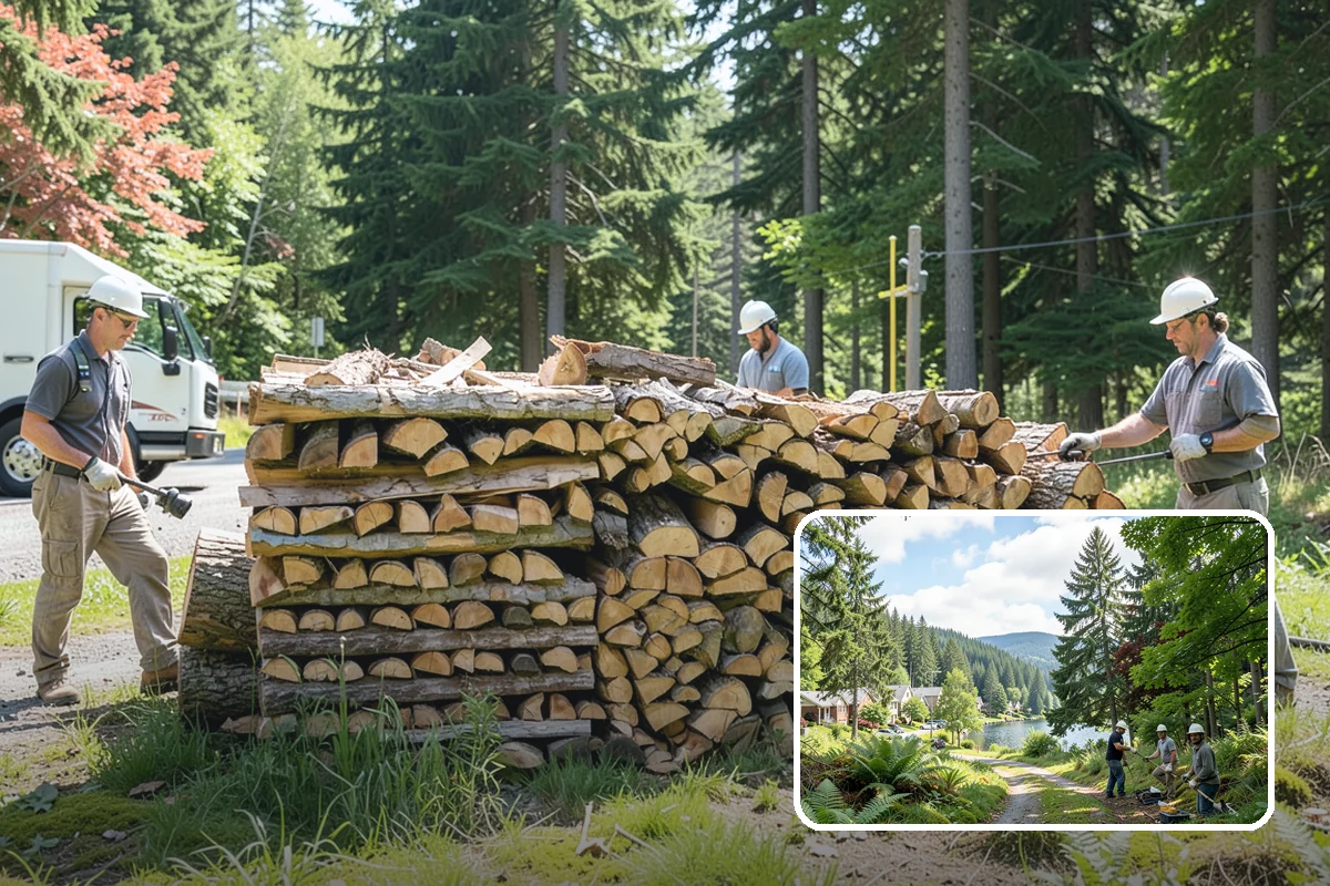 Three Cord Firewood in Lake Forest Park, King County, WA - A deep reserve for whole-winter wood heating