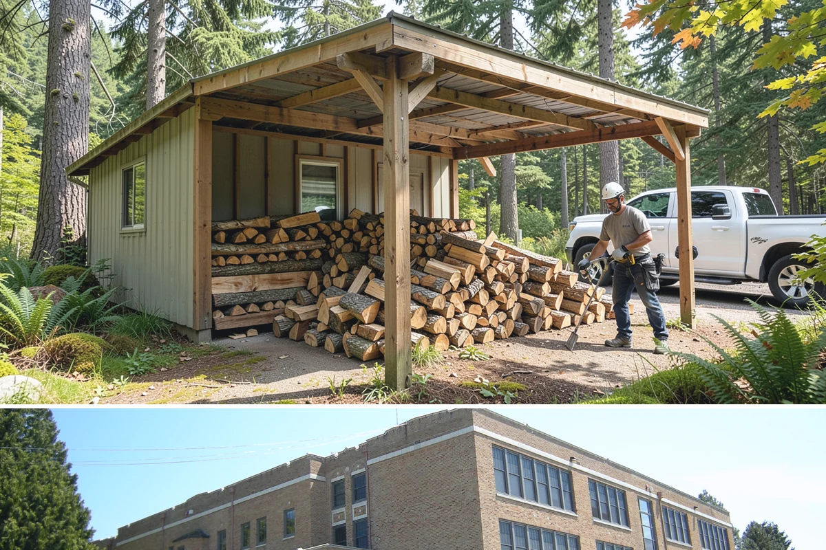 Three Cord Firewood in Maple Valley, King County, WA - Order three cords in late summer to guarantee a full winter's reserve before demand peaks.