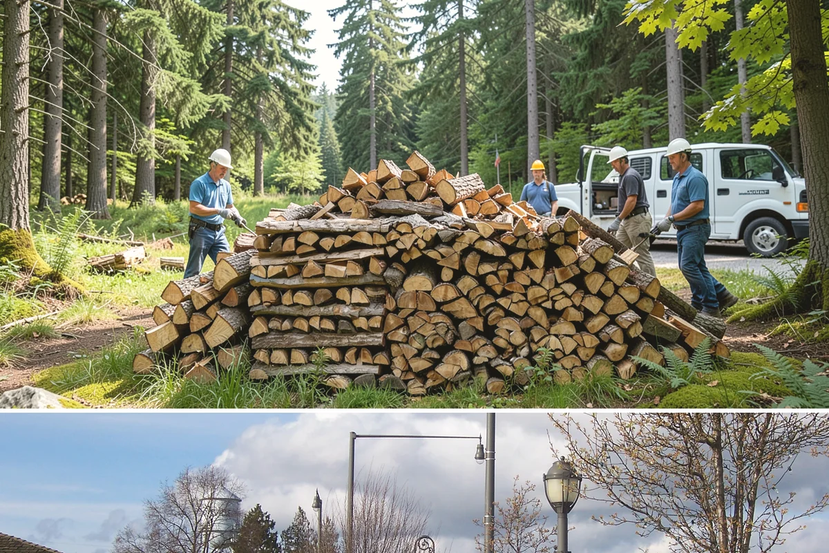 Three Cord Firewood in Marysville, Snohomish County, WA - Order three cords in late summer to guarantee a full winter's reserve before demand peaks.