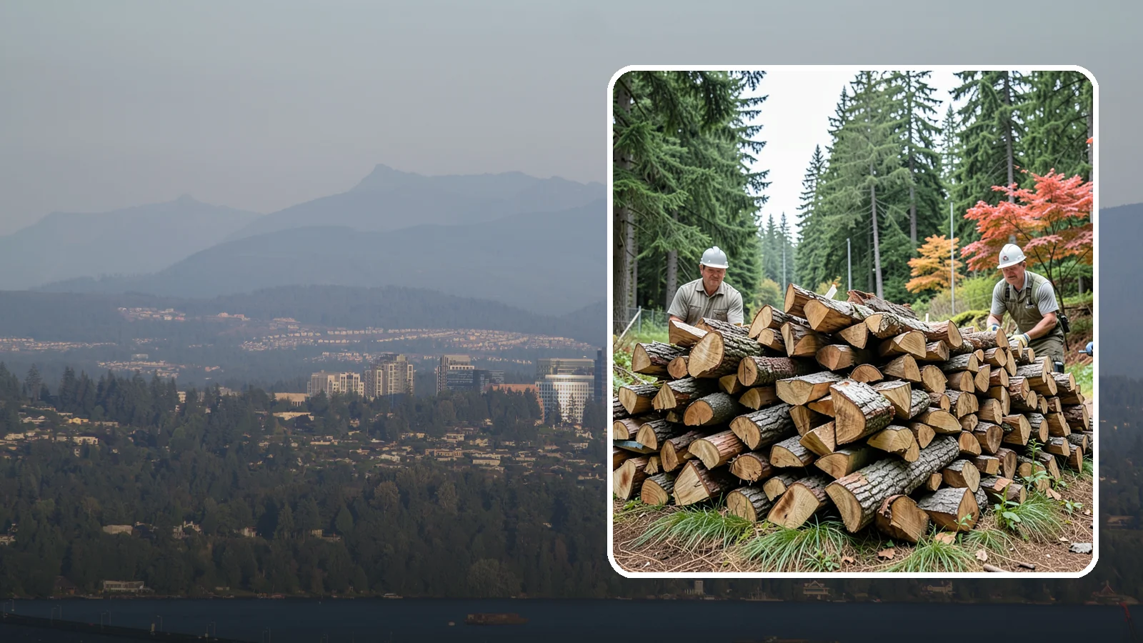 Three Cord Firewood in Medina, King County, WA - Three full cords of seasoned firewood for the heaviest home heating and long-season demand.