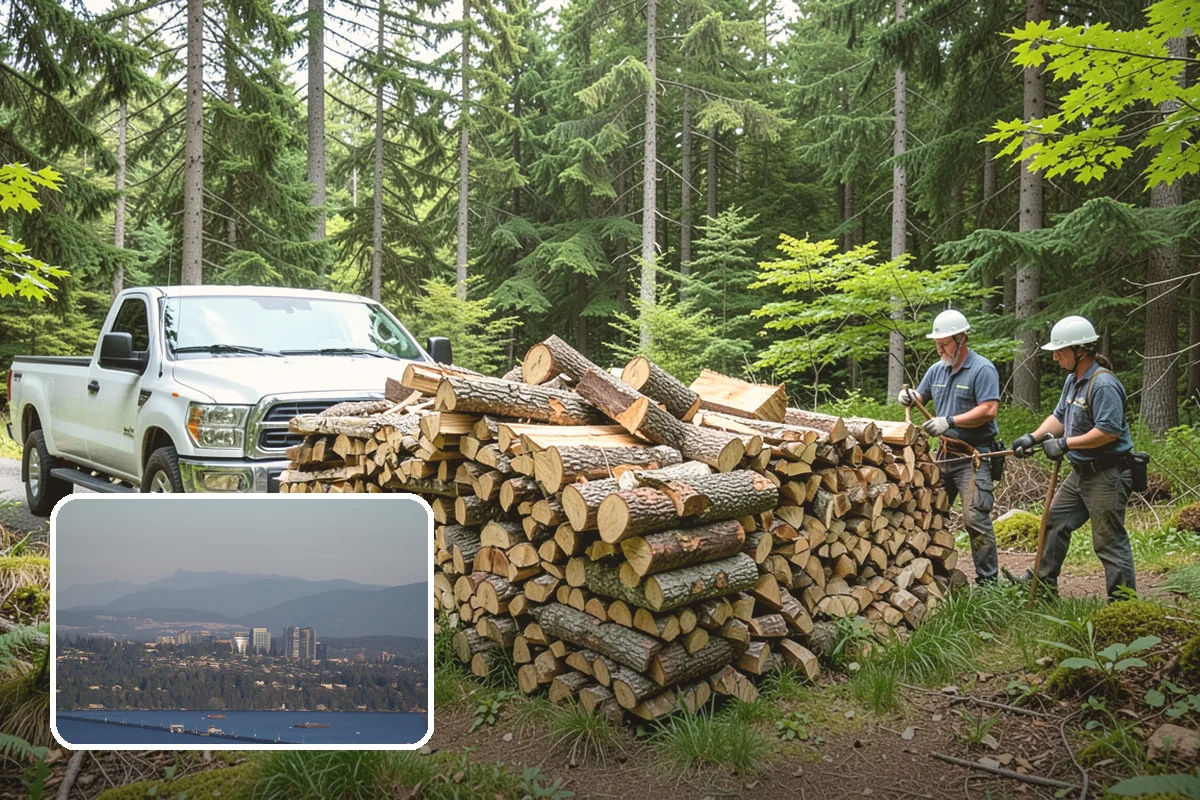 Three Cord Firewood in Medina, King County, WA - A deep reserve for whole-winter wood heating