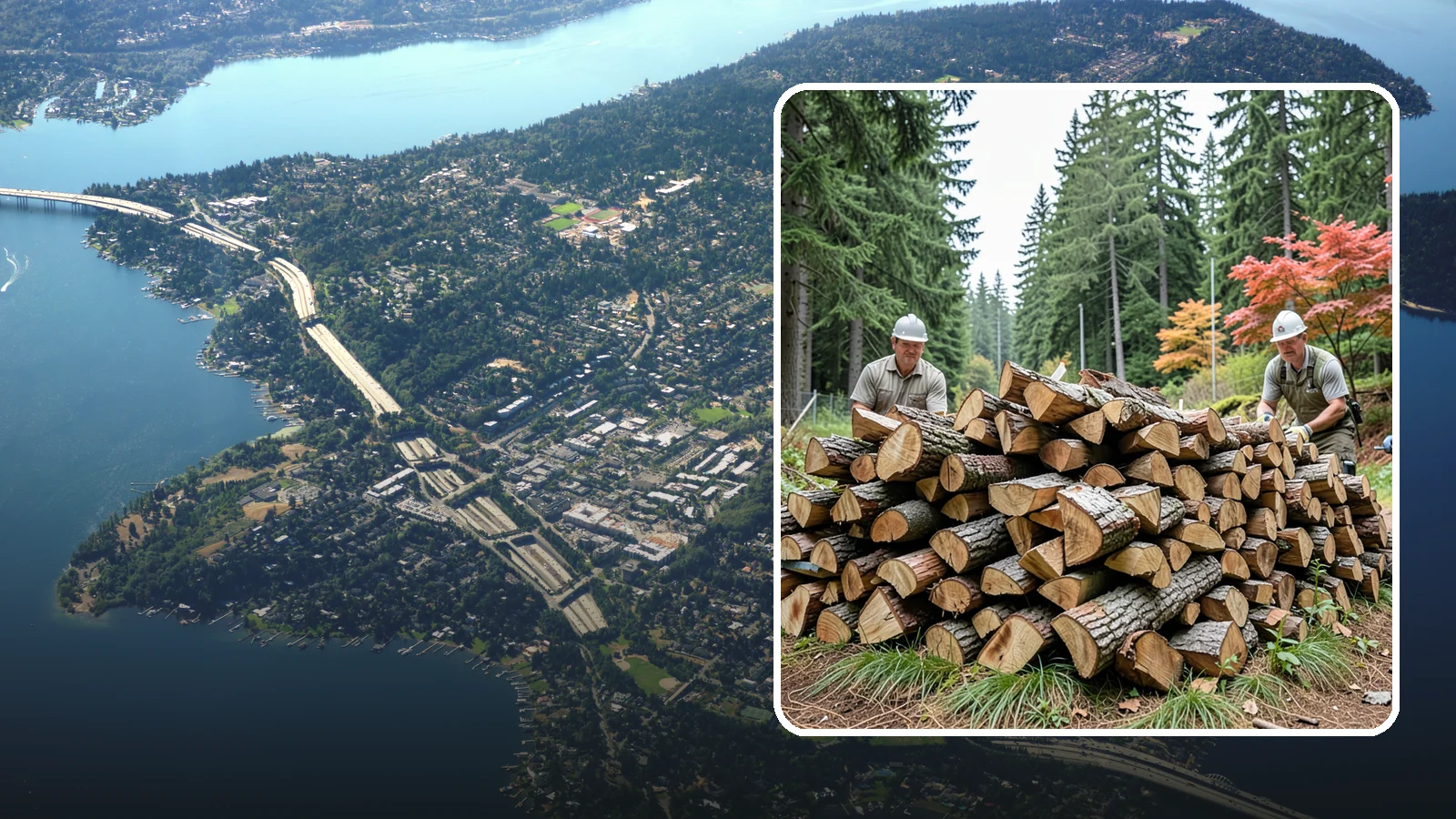 Three Cord Firewood in Mercer Island, King County, WA - Three full cords of seasoned firewood for the heaviest home heating and long-season demand.