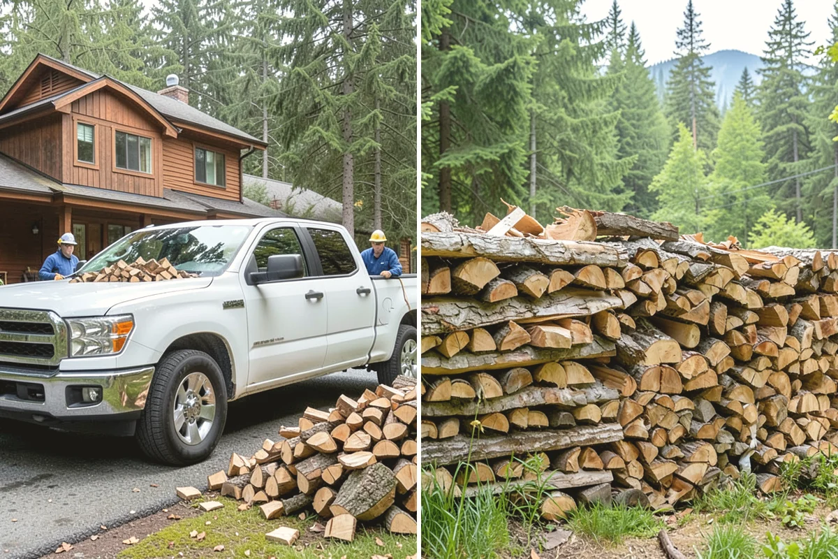 Three Cord Firewood in Mercer Island, King County, WA - Confirm your three-cord order and access details