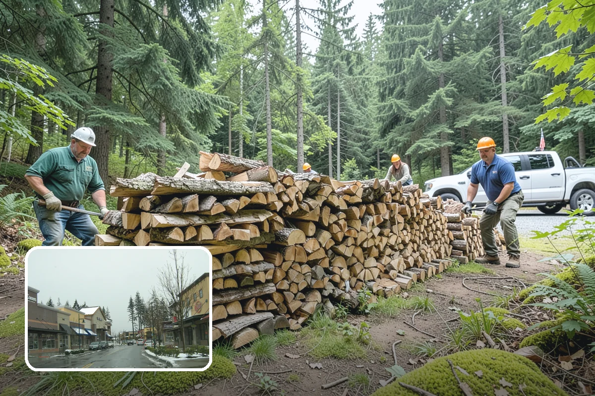 Three Cord Firewood in Mill Creek, Snohomish County, WA - A deep reserve for whole-winter wood heating