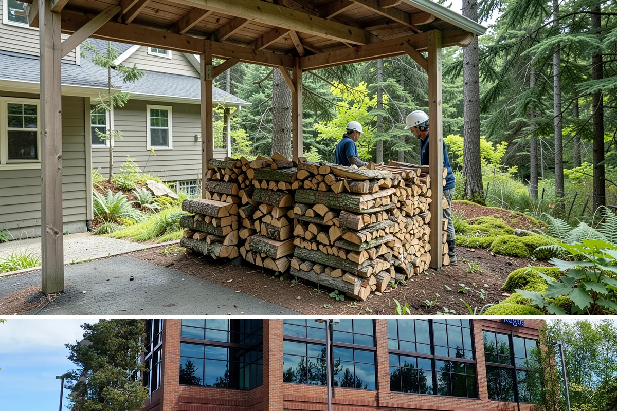 Three Cord Firewood in Mountlake Terrace, Snohomish County, WA - Order three cords in late summer to guarantee a full winter's reserve before demand peaks.