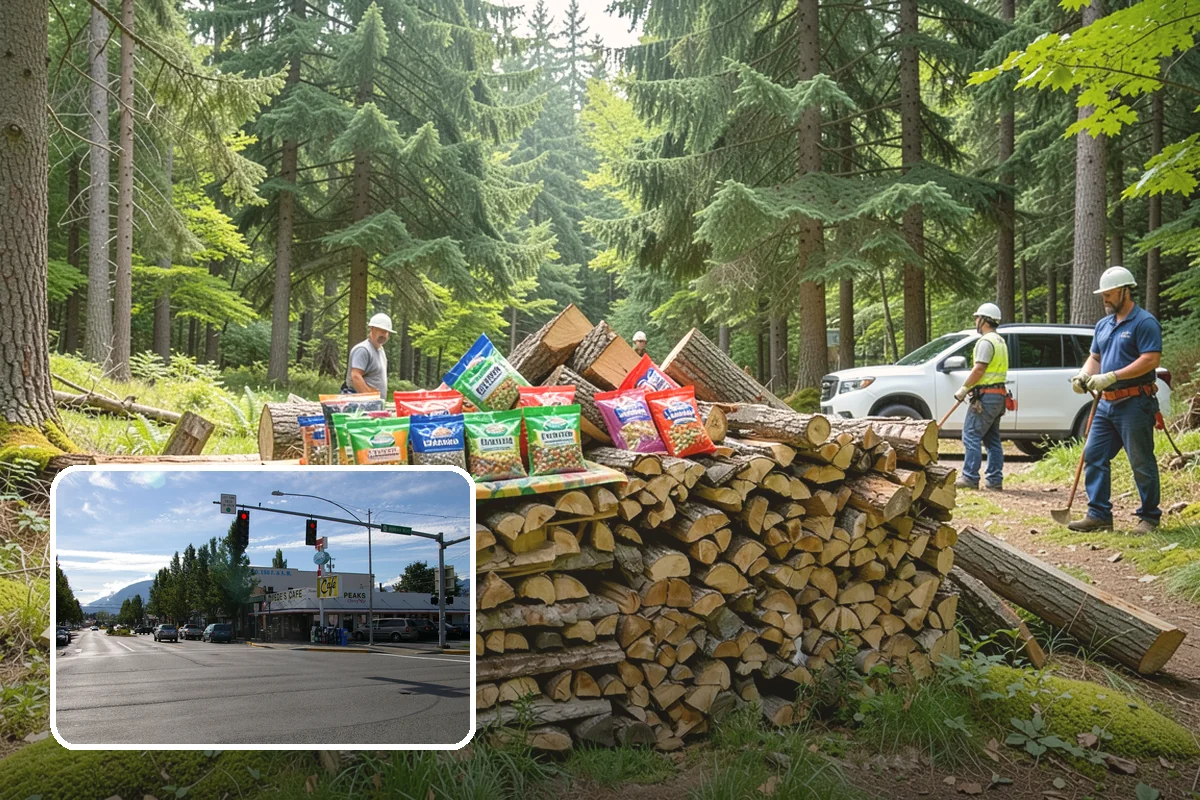 Three Cord Firewood in North Bend, King County, WA - A deep reserve for whole-winter wood heating