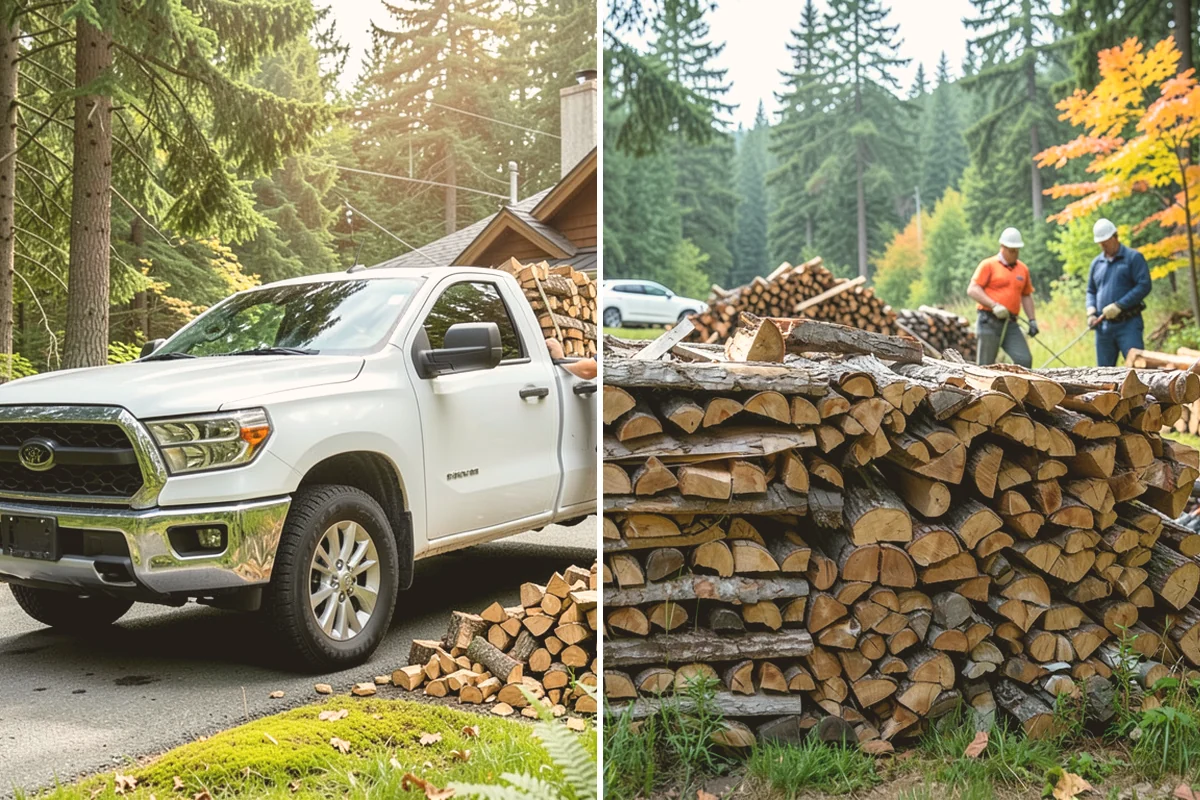 Three Cord Firewood in Orting, Pierce County, WA - Confirm your three-cord order and access details