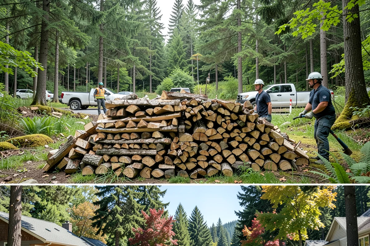 Three Cord Firewood in Orting, Pierce County, WA - Order three cords in late summer to guarantee a full winter's reserve before demand peaks.