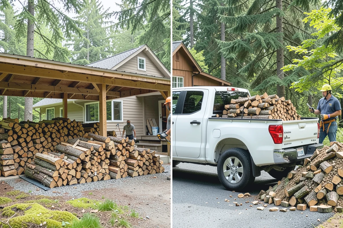 Three Cord Firewood in Redmond, King County, WA - Confirm your three-cord order and access details