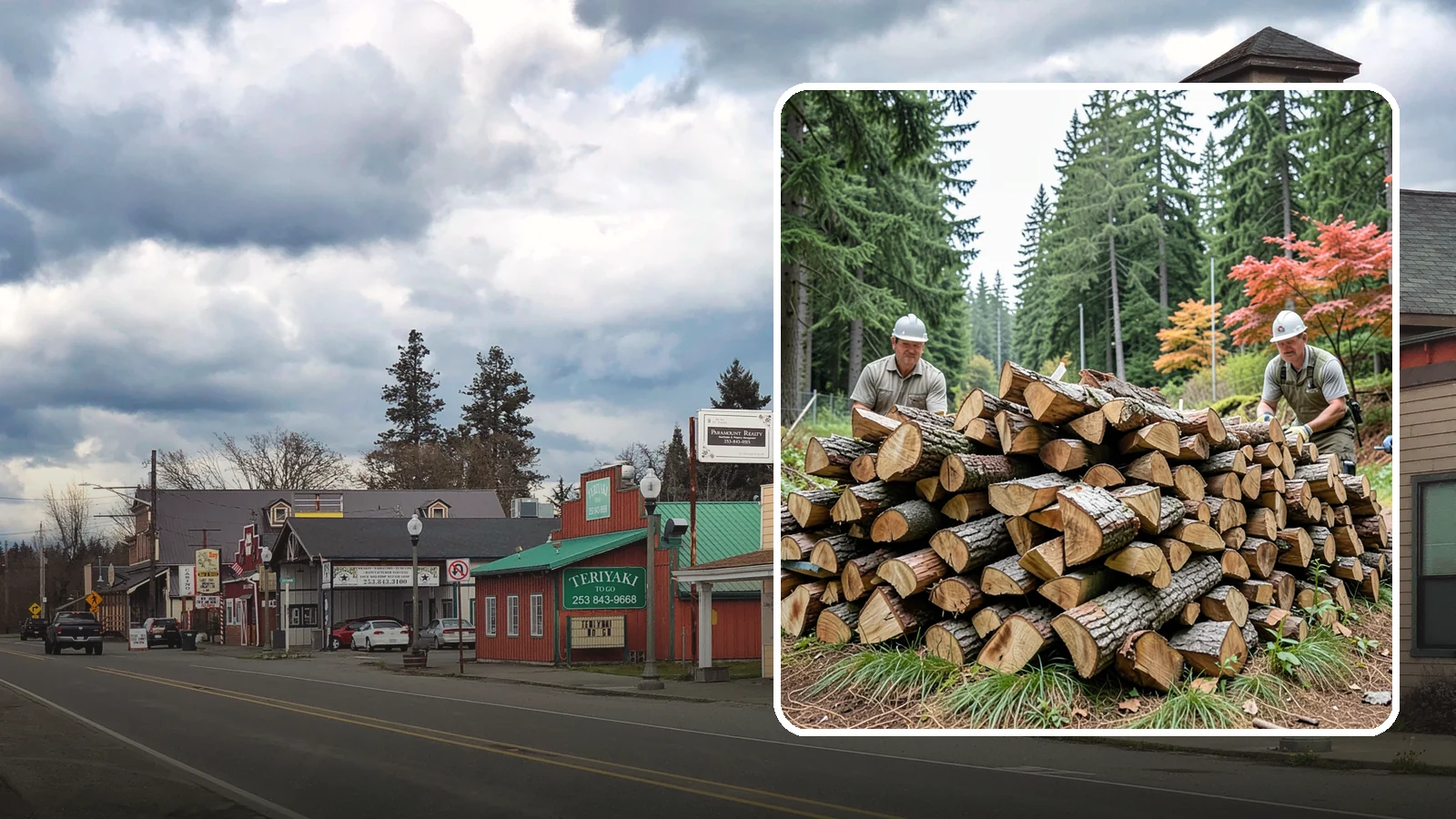 Three Cord Firewood in Roy, Pierce County, WA - Three full cords of seasoned firewood for the heaviest home heating and long-season demand.