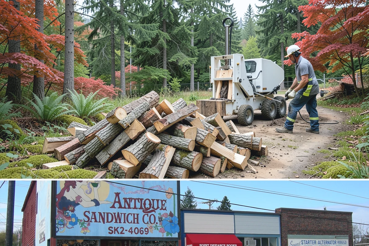 Three Cord Firewood in Ruston, Pierce County, WA - Order three cords in late summer to guarantee a full winter's reserve before demand peaks.