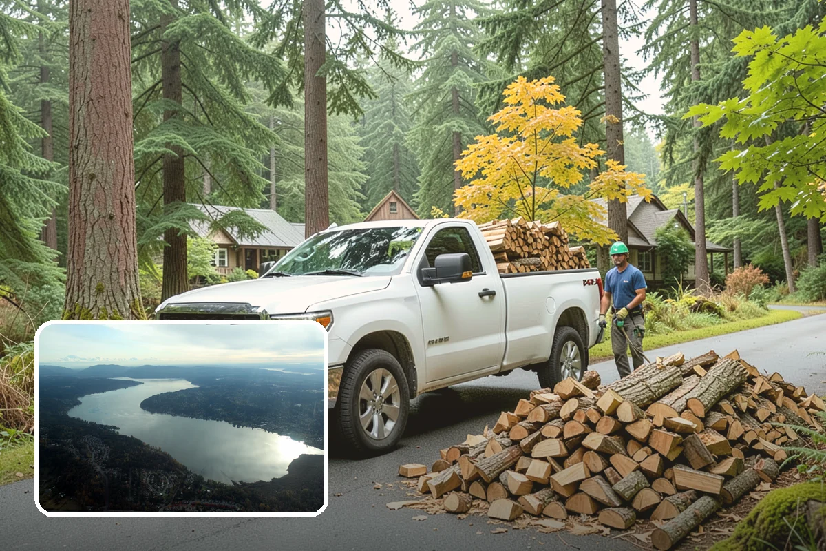 Three Cord Firewood in Sammamish, King County, WA - A deep reserve for whole-winter wood heating