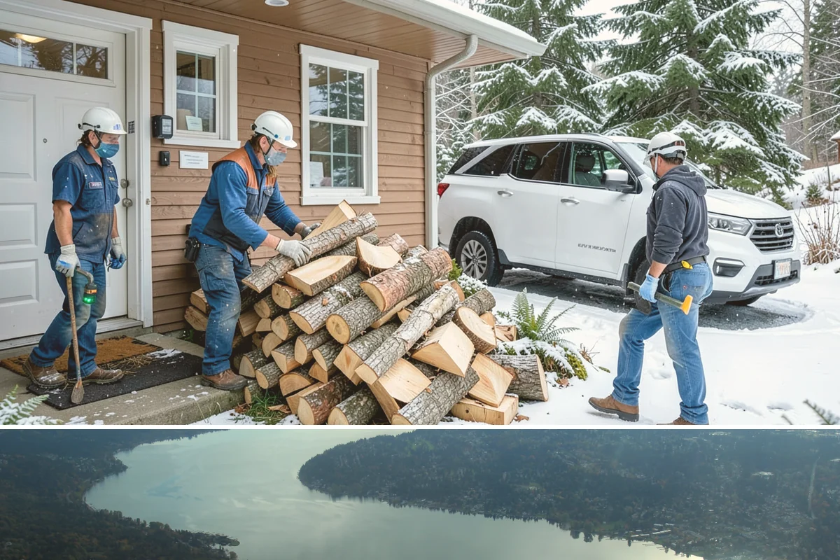 Three Cord Firewood in Sammamish, King County, WA - Order three cords in late summer to guarantee a full winter's reserve before demand peaks.