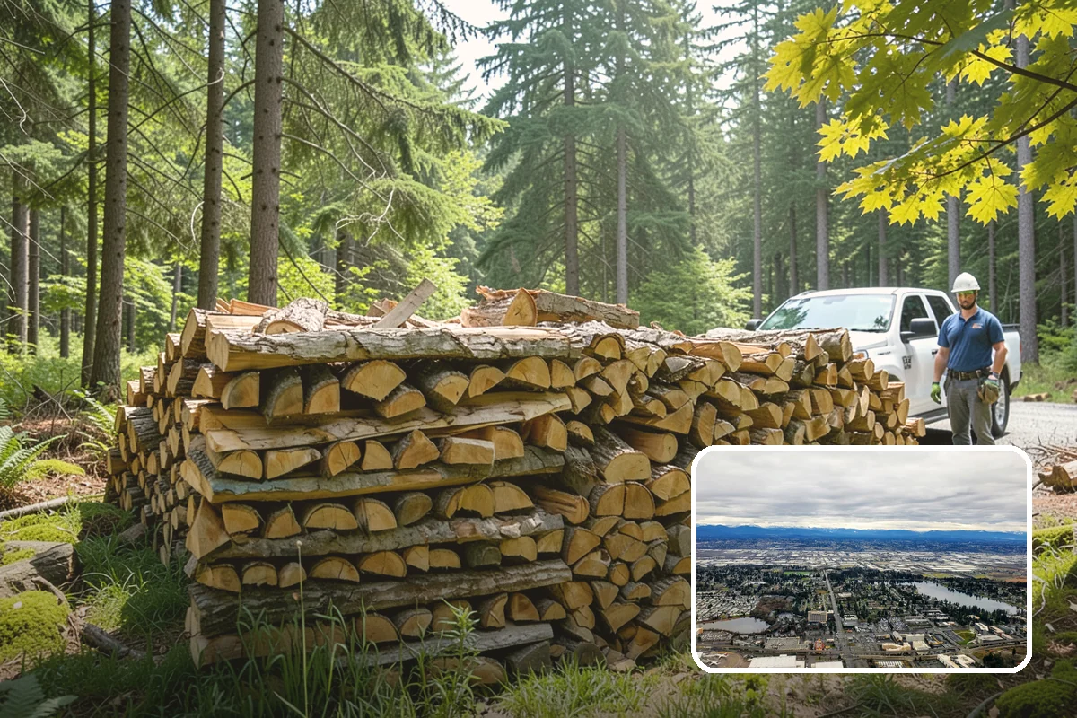Three Cord Firewood in SeaTac, King County, WA - A deep reserve for whole-winter wood heating