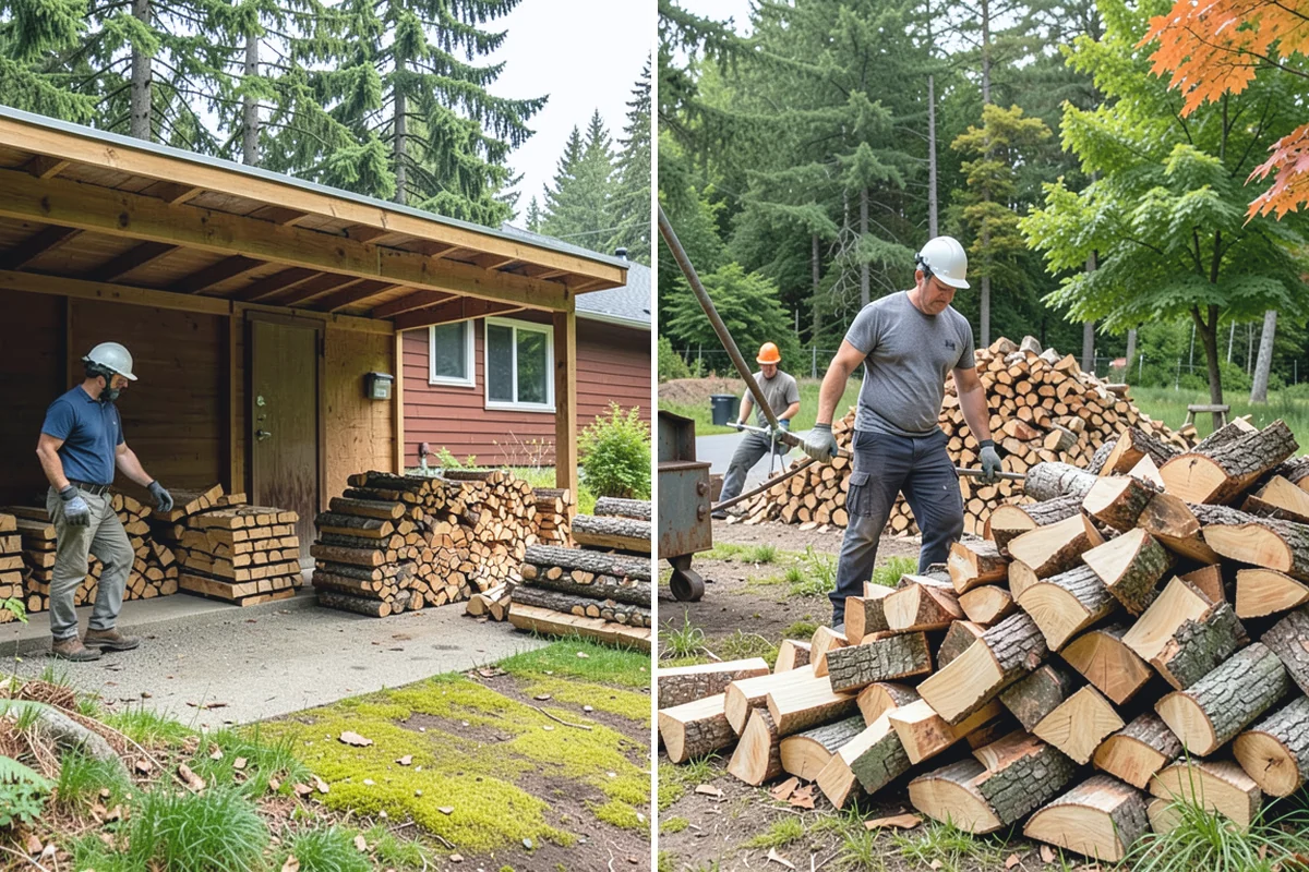 Three Cord Firewood in South Prairie, Pierce County, WA - Confirm your three-cord order and access details