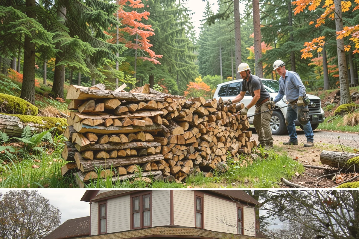 Three Cord Firewood in Sumner, Pierce County, WA - Order three cords in late summer to guarantee a full winter's reserve before demand peaks.