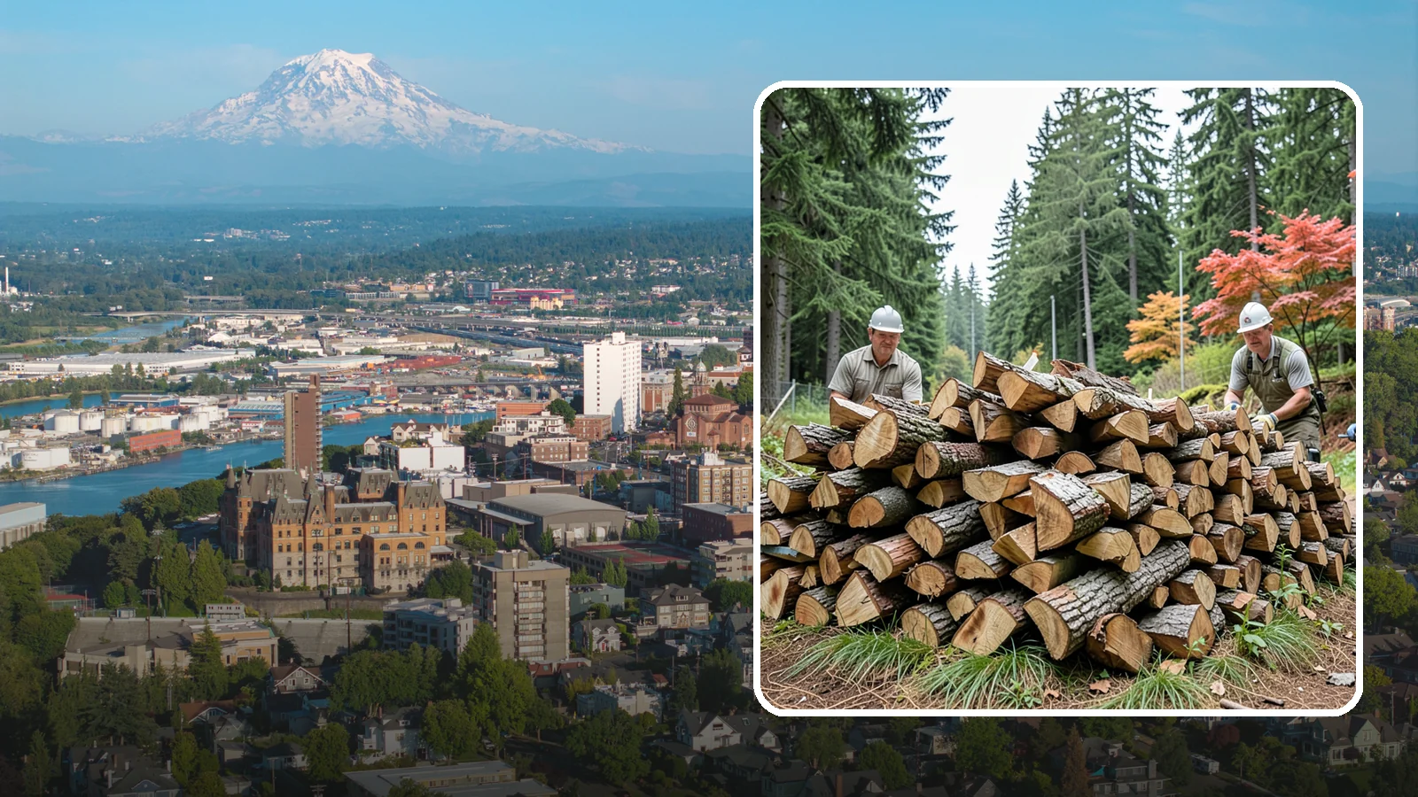 Three Cord Firewood in Tacoma, Pierce County, WA - Three full cords of seasoned firewood for the heaviest home heating and long-season demand.
