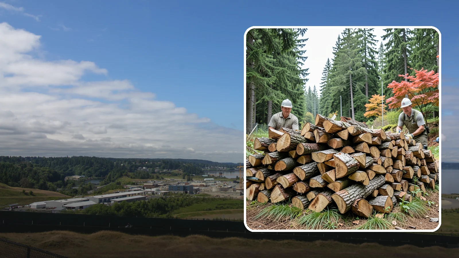 Three Cord Firewood in University Place, Pierce County, WA - Three full cords of seasoned firewood for the heaviest home heating and long-season demand.