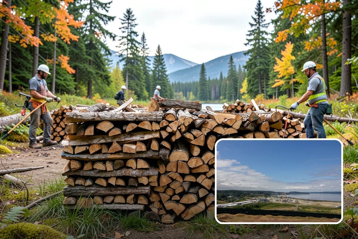 Three Cord Firewood in University Place, Pierce County, WA - A deep reserve for whole-winter wood heating