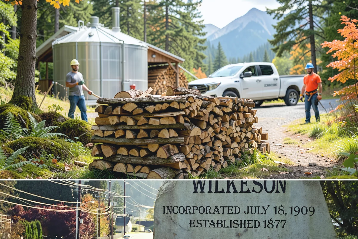 Three Cord Firewood in Wilkeson, Pierce County, WA - Order three cords in late summer to guarantee a full winter's reserve before demand peaks.