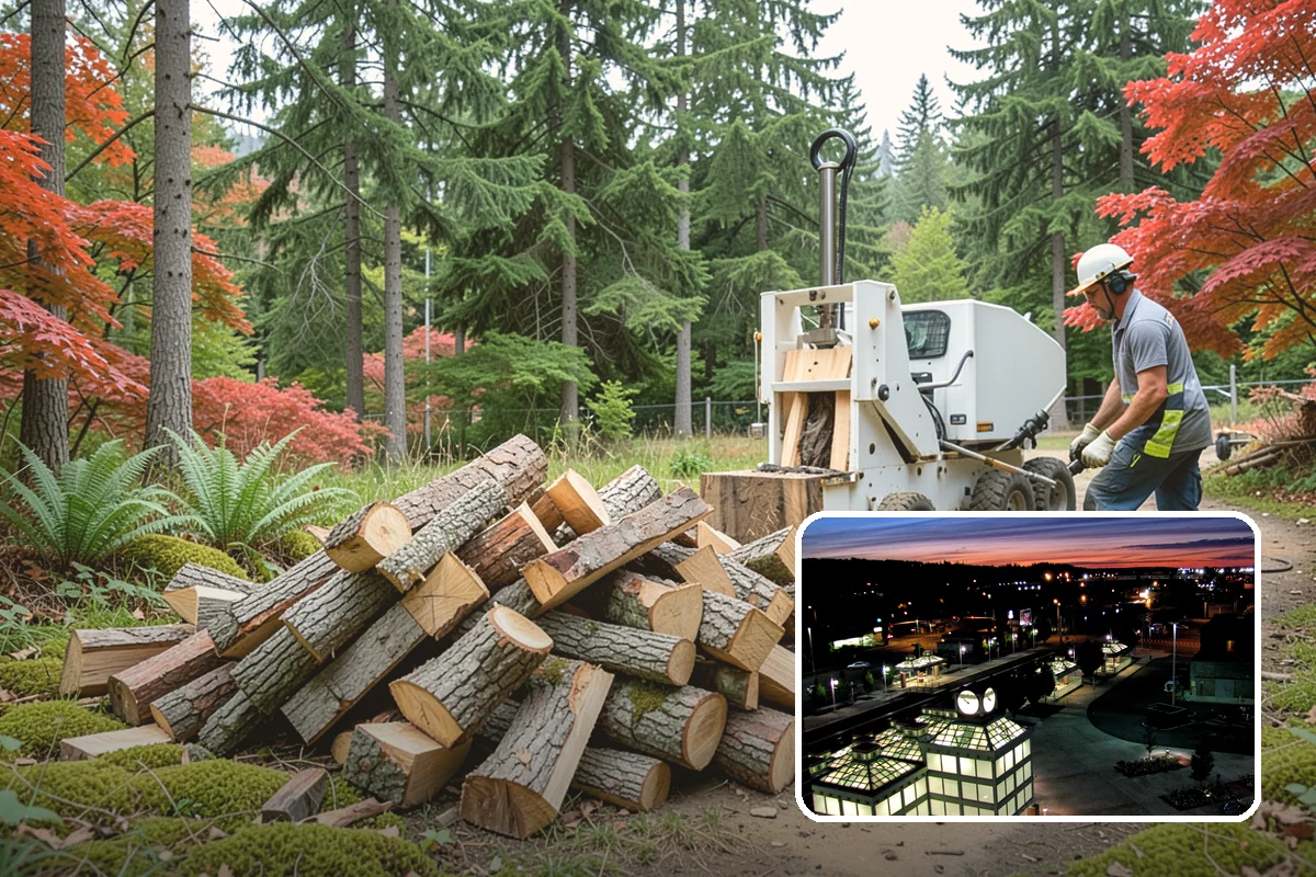 Tree Removal for Firewood in Auburn, King County, WA - Turns removal waste into usable firewood