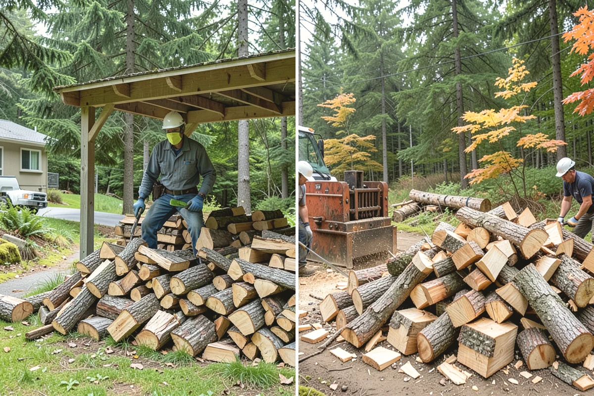 Tree Removal for Firewood in Carnation, King County, WA - We assess the tree and site access