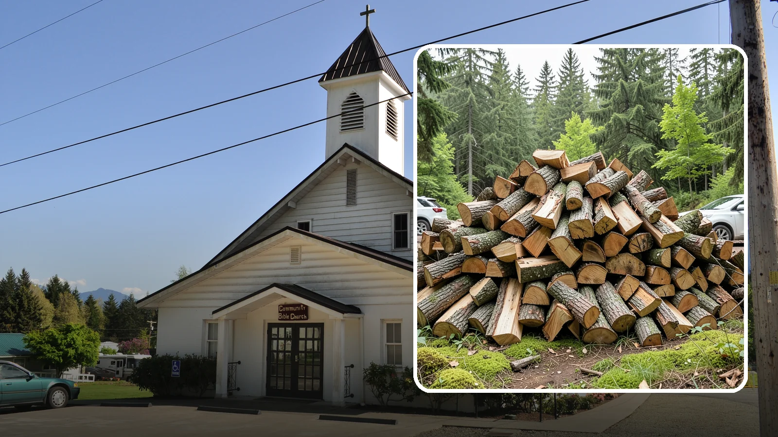 Tree Removal for Firewood in Concrete, Skagit County, WA - We remove standing trees and convert the usable wood into firewood for your property.