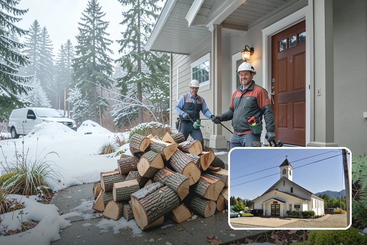 Tree Removal for Firewood in Concrete, Skagit County, WA - Turns removal waste into usable firewood