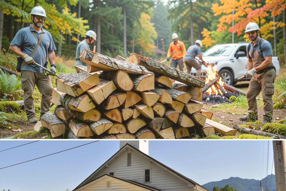 Tree Removal for Firewood in Concrete, Skagit County, WA - Removals are common after winter storms and before the wet season, so schedule ahead of stormy months.