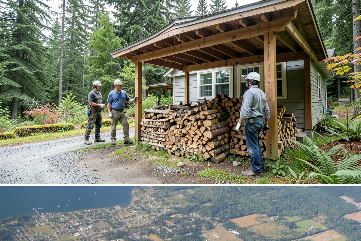 Tree Removal for Firewood in Coupeville, Island County, WA - Removals are common after winter storms and before the wet season, so schedule ahead of stormy months.