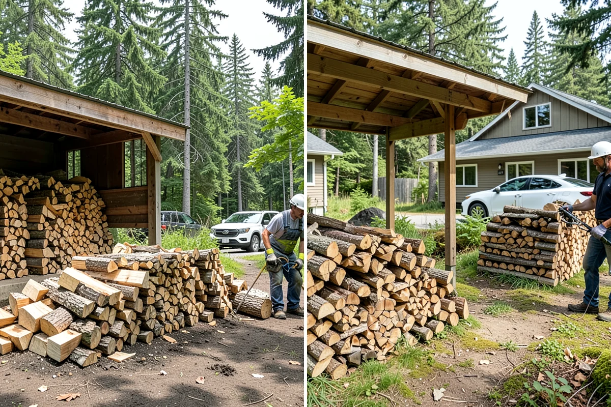 Tree Removal for Firewood in DuPont, Pierce County, WA - We assess the tree and site access