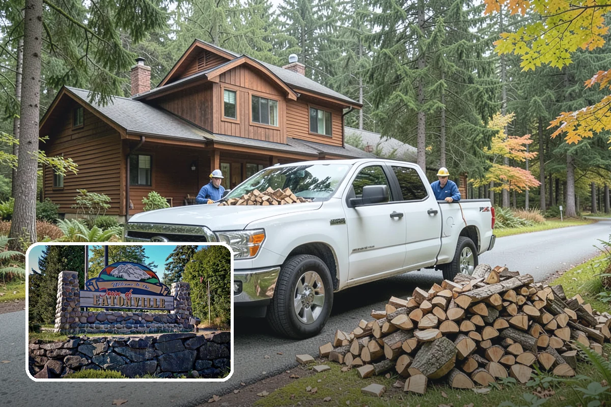 Tree Removal for Firewood in Eatonville, Pierce County, WA - Turns removal waste into usable firewood