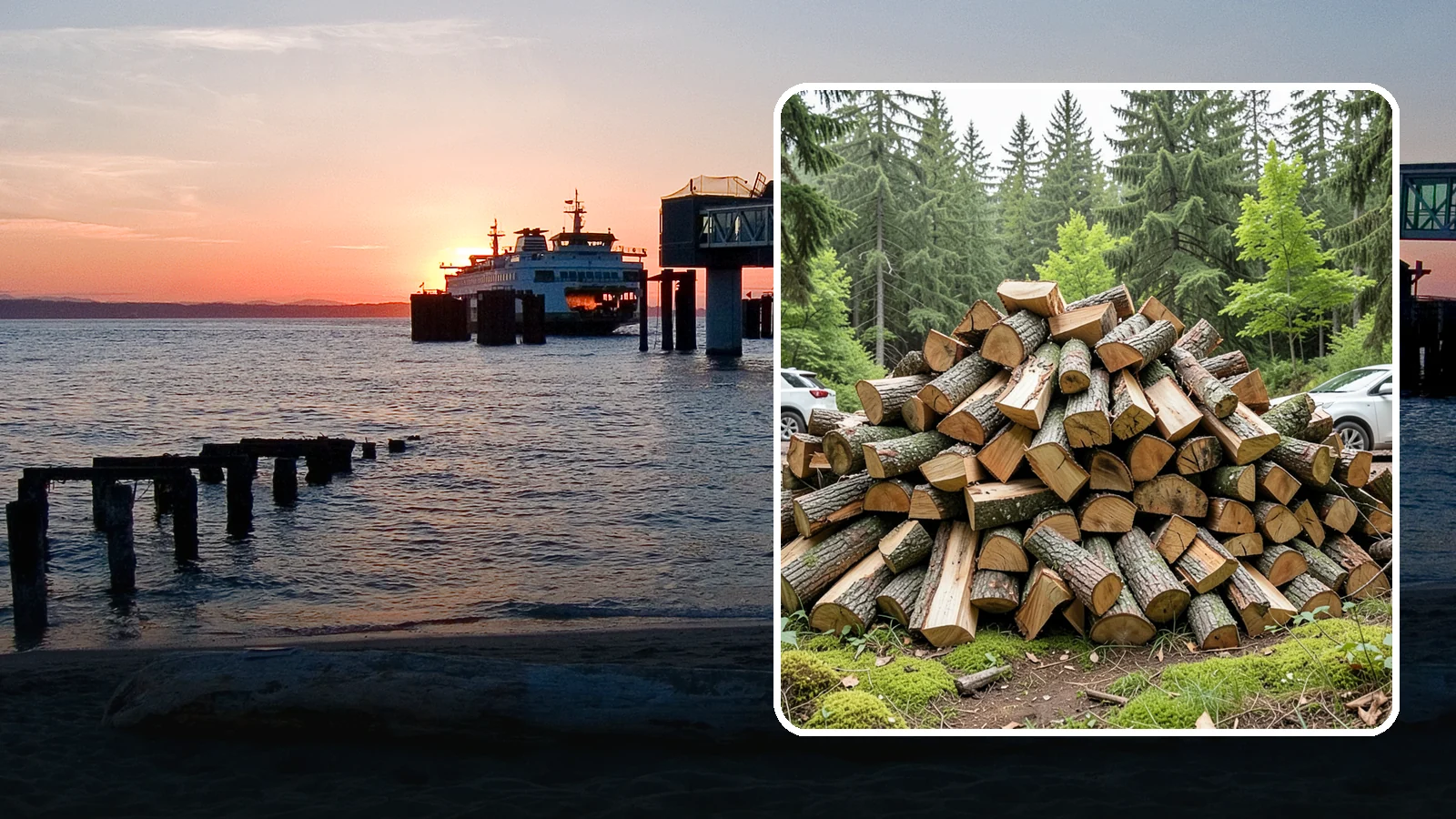 Tree Removal for Firewood in Edmonds, Snohomish County, WA - We remove standing trees and convert the usable wood into firewood for your property.