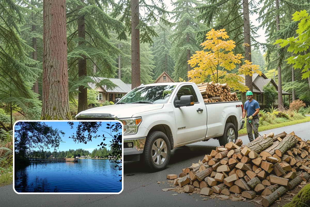 Tree Removal for Firewood in Federal Way, King County, WA - Turns removal waste into usable firewood