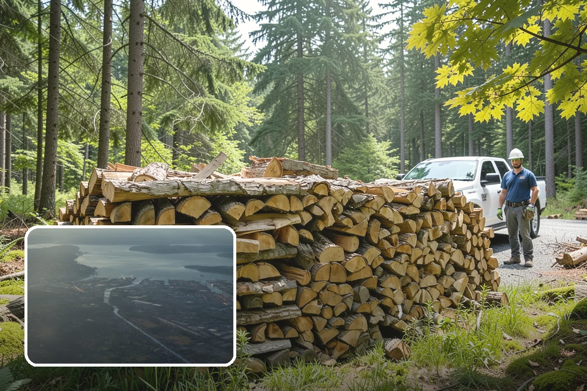 Tree Removal for Firewood in Fife, Pierce County, WA - Turns removal waste into usable firewood
