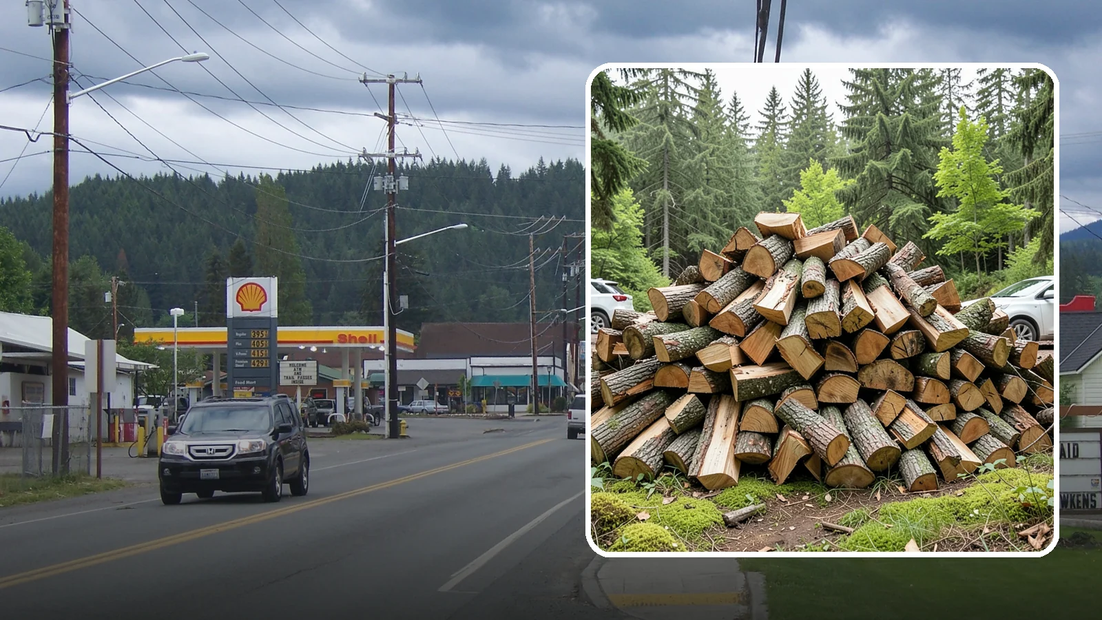 Tree Removal for Firewood in Granite Falls, Snohomish County, WA - We remove standing trees and convert the usable wood into firewood for your property.