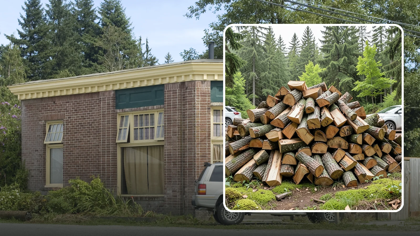 Tree Removal for Firewood in Hamilton, Skagit County, WA - We remove standing trees and convert the usable wood into firewood for your property.