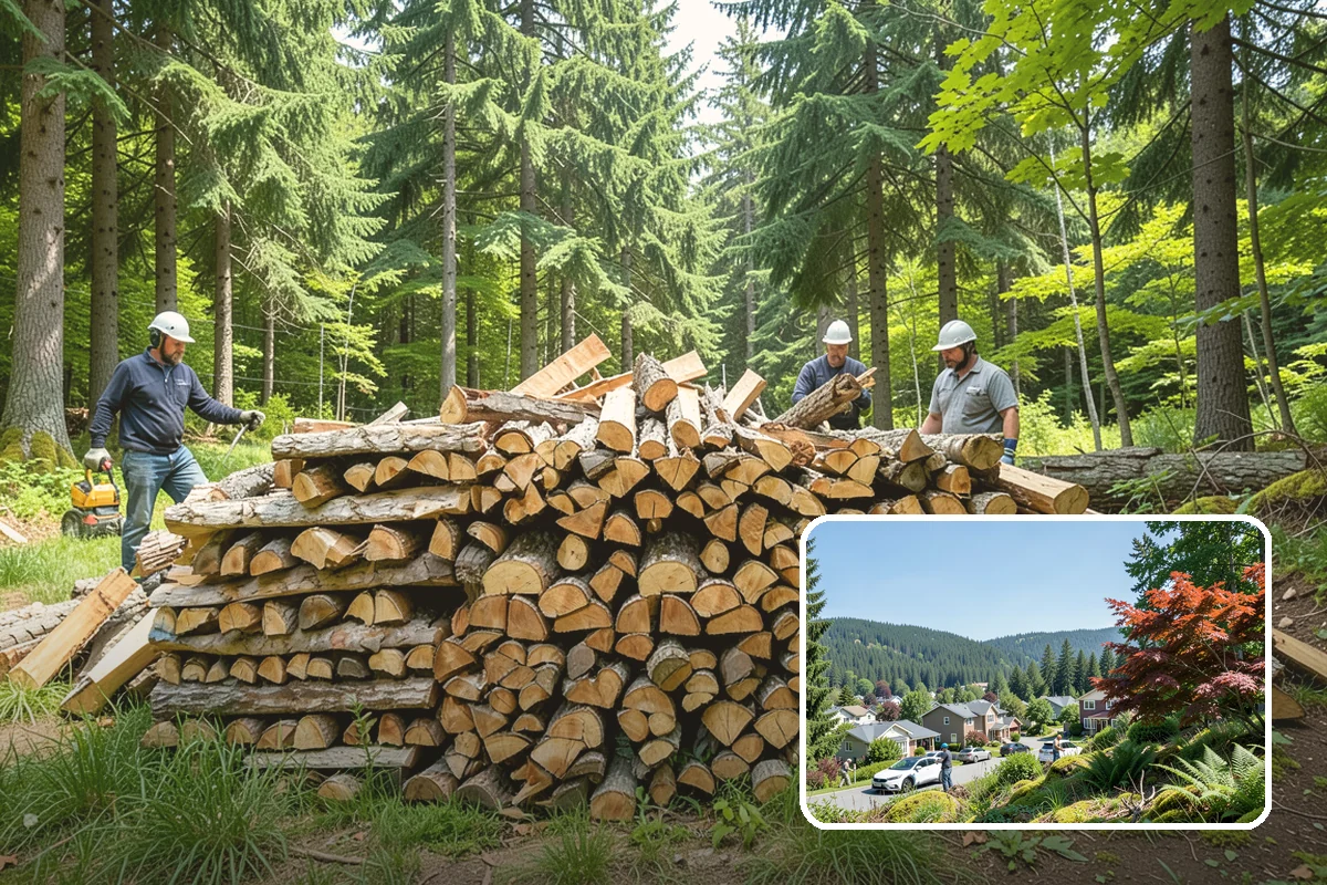 Tree Removal for Firewood in Index, Snohomish County, WA - Turns removal waste into usable firewood