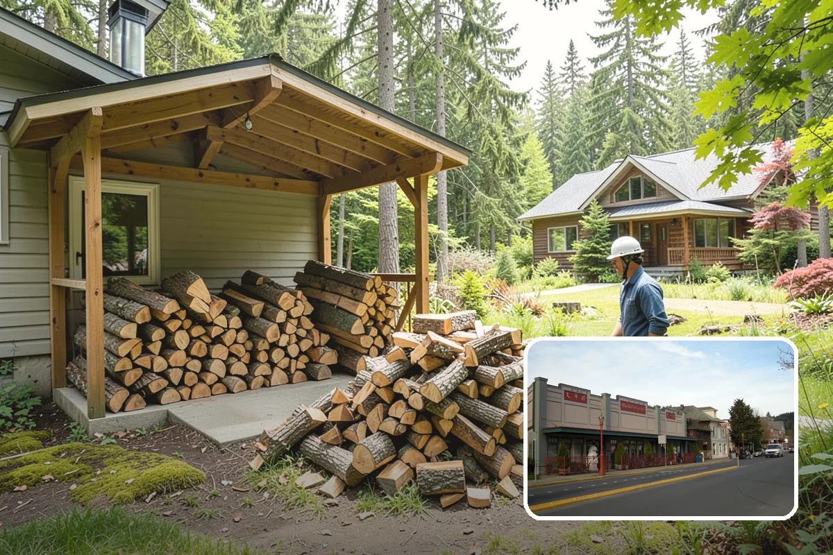 Tree Removal for Firewood in Issaquah, King County, WA - Turns removal waste into usable firewood