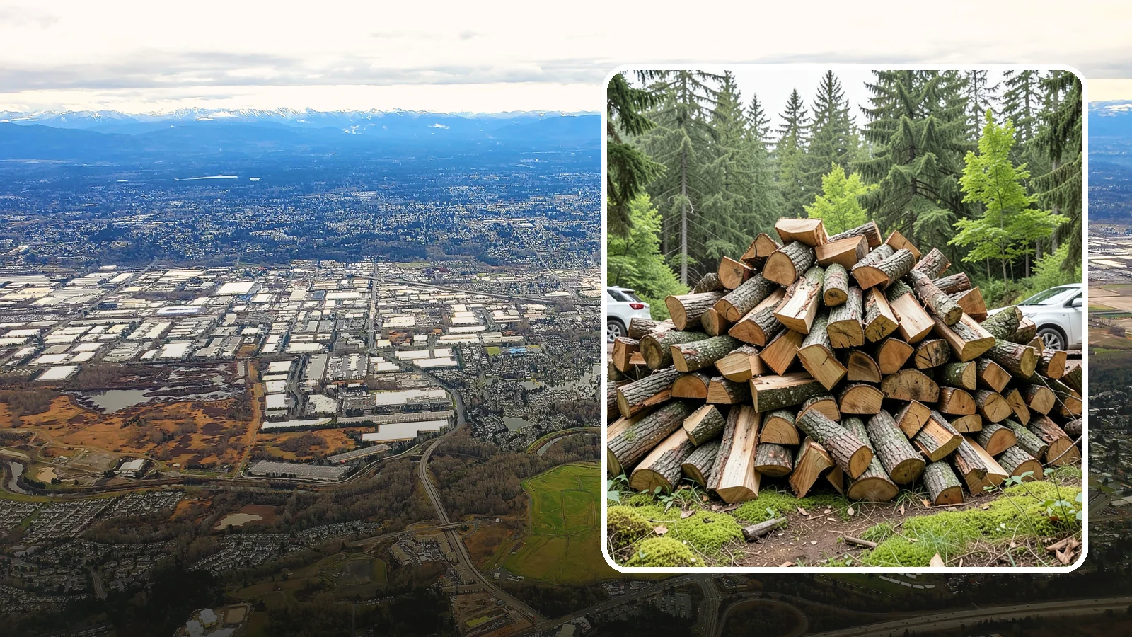 Tree Removal for Firewood in Kent, King County, WA - We remove standing trees and convert the usable wood into firewood for your property.