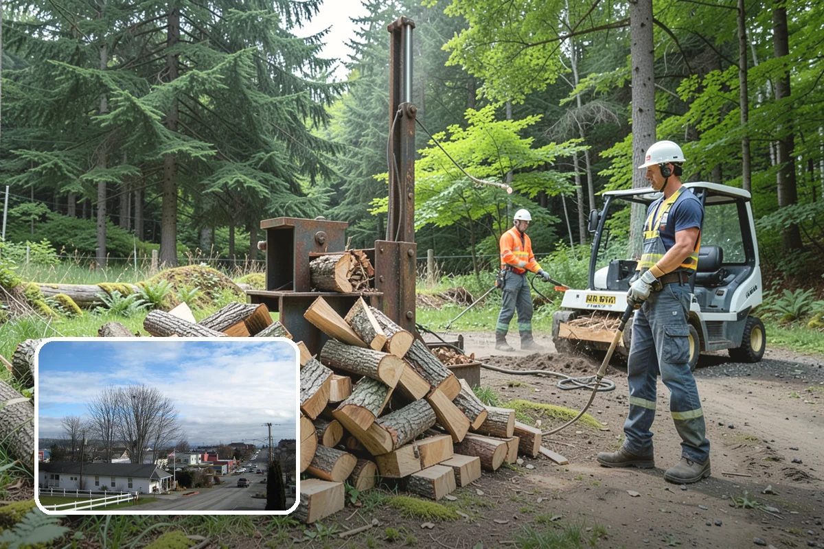 Tree Removal for Firewood in Langley, WA - Turns removal waste into usable firewood