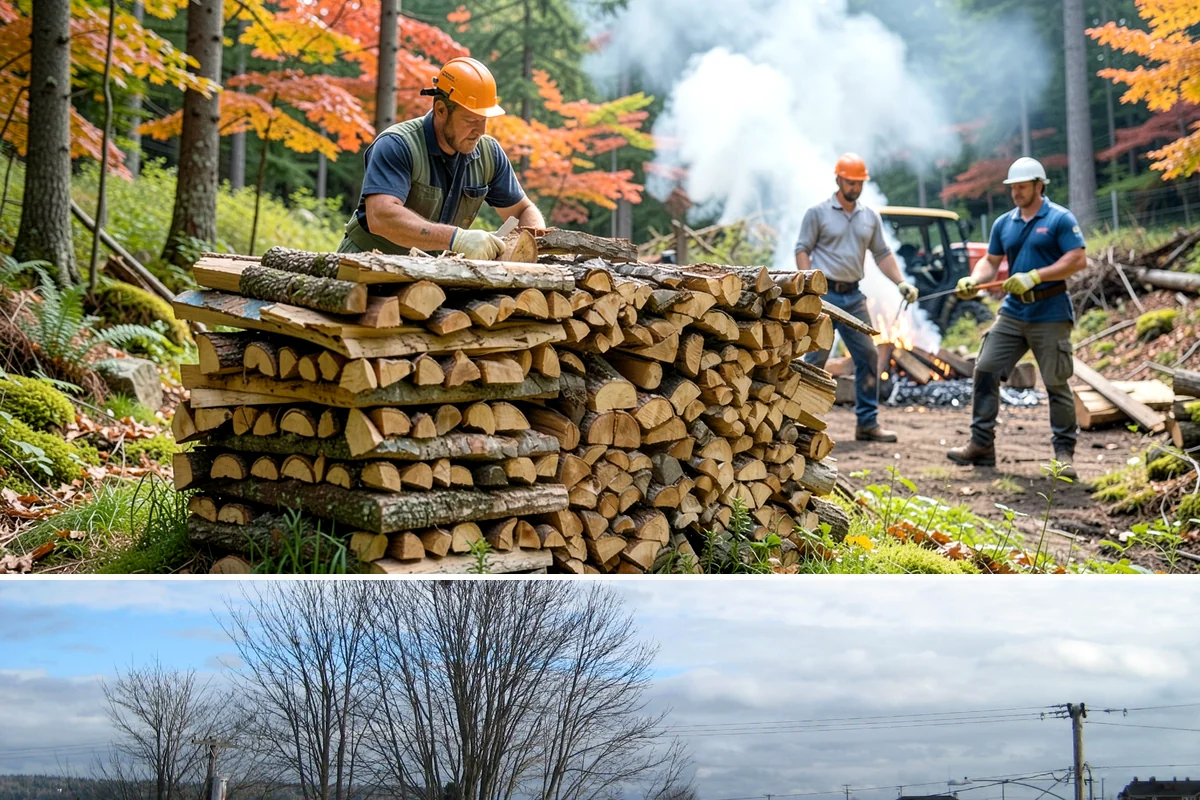 Tree Removal for Firewood in Langley, WA - Removals are common after winter storms and before the wet season, so schedule ahead of stormy months.