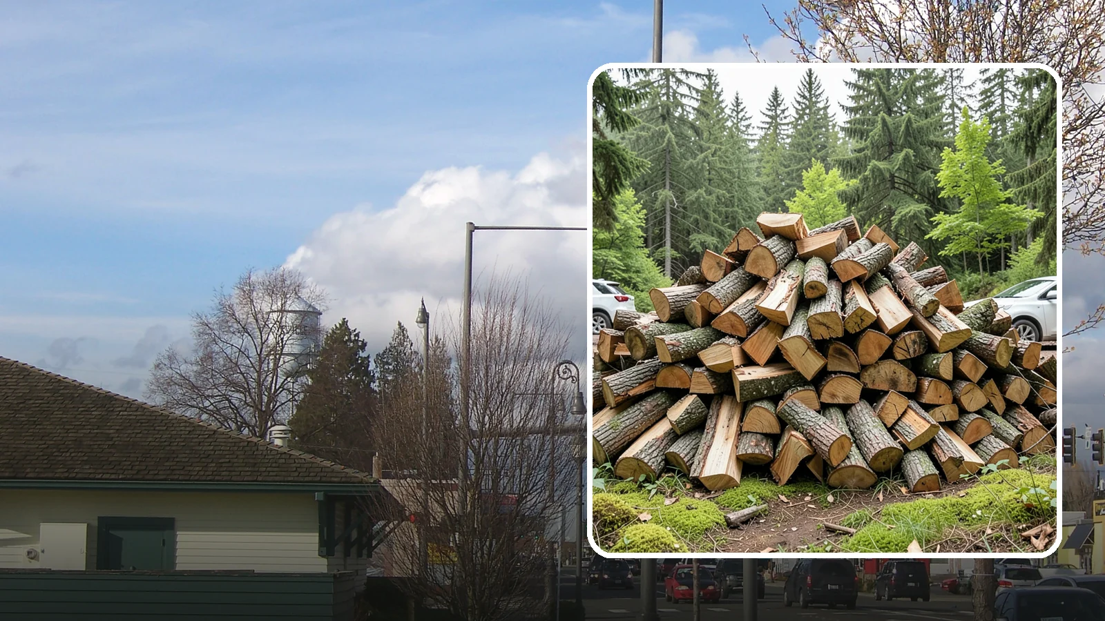 Tree Removal for Firewood in Marysville, Snohomish County, WA - We remove standing trees and convert the usable wood into firewood for your property.