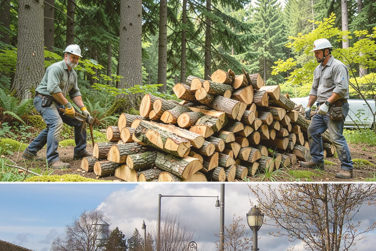 Tree Removal for Firewood in Marysville, Snohomish County, WA - Removals are common after winter storms and before the wet season, so schedule ahead of stormy months.