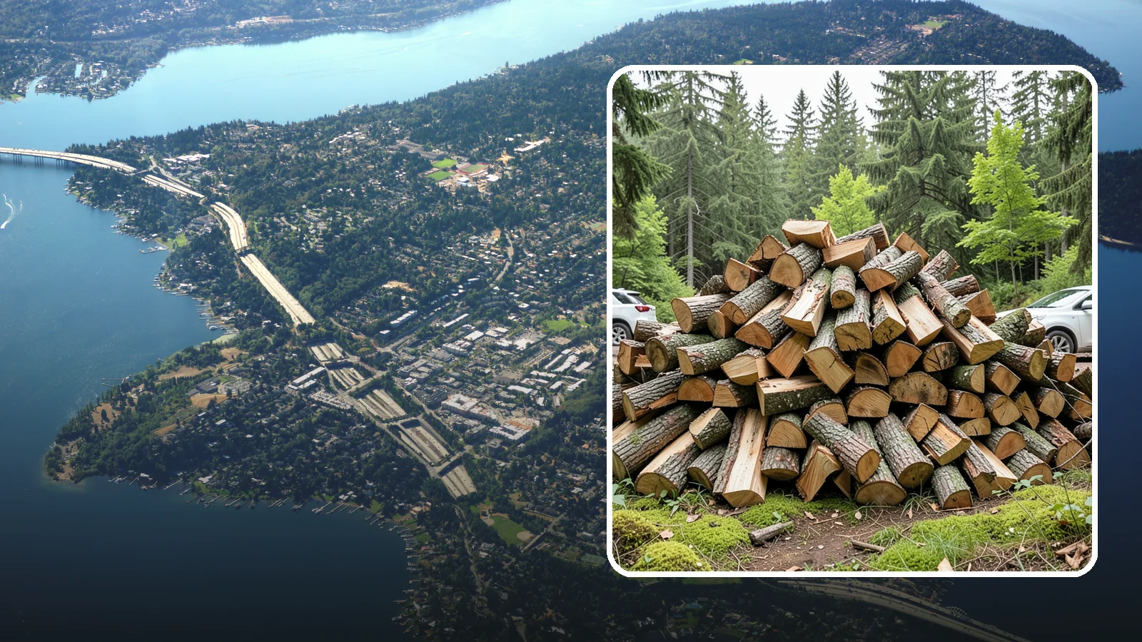 Tree Removal for Firewood in Mercer Island, King County, WA - We remove standing trees and convert the usable wood into firewood for your property.